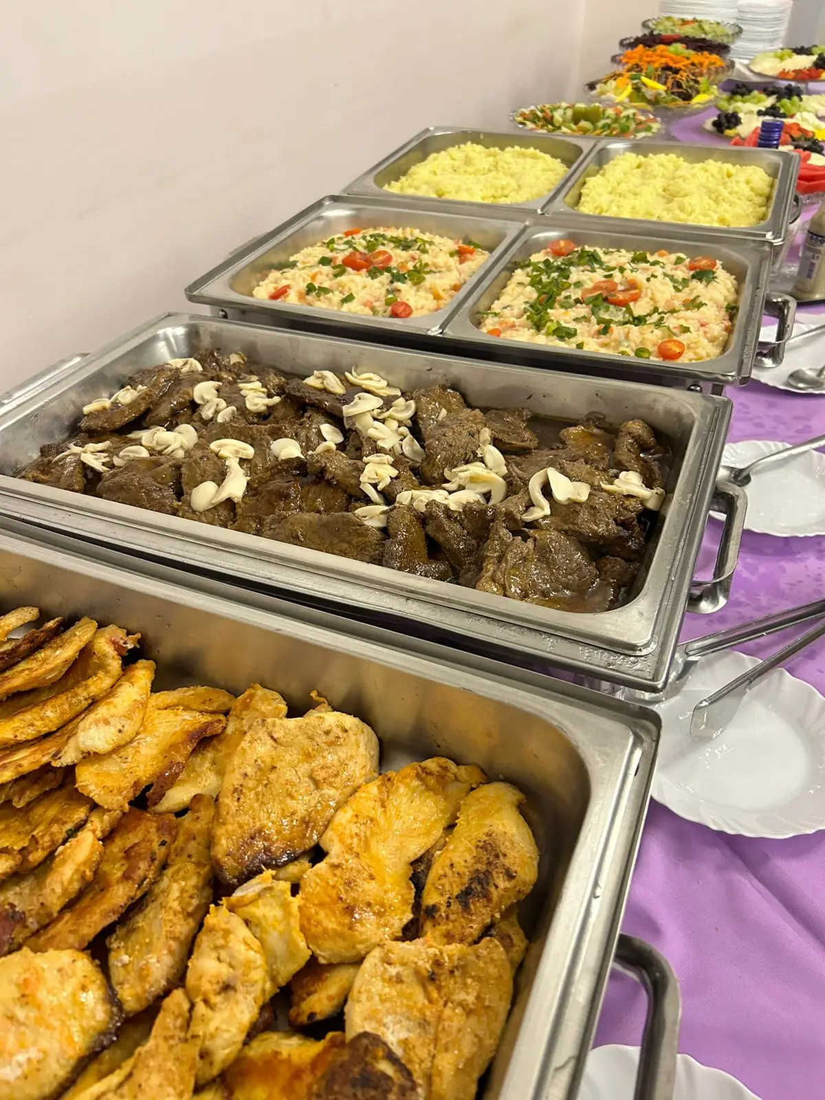Buffet de casamento da Juni Eventos